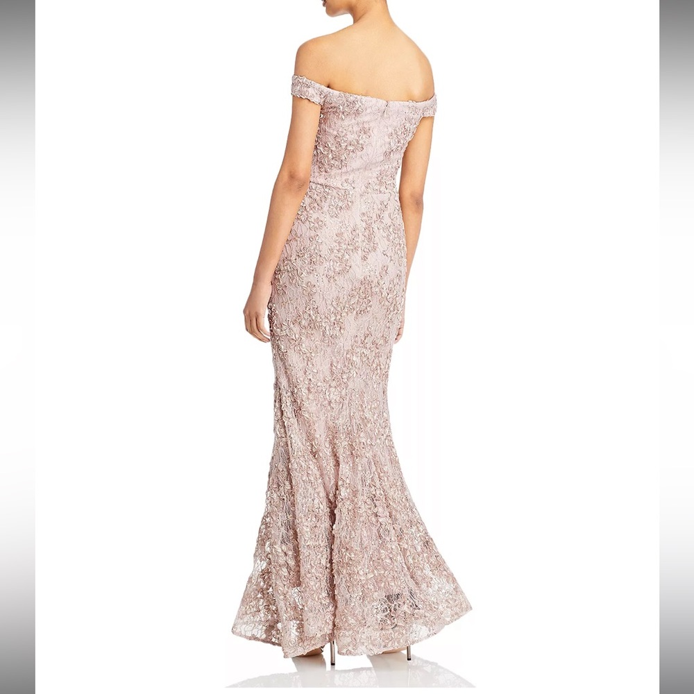 Off-the-Shoulder Embellished Lace Gown - 100% Exclusive